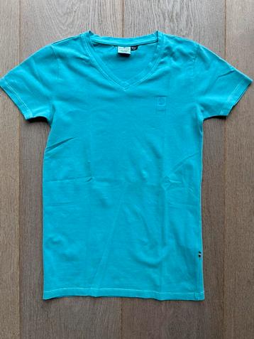 turqoise v-hals t-shirt km maat 140/10 VINGINO beschikbaar voor biedingen