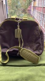 American Tourister. Bruin/limegroene laptop-tablet tas., Ophalen of Verzenden, Zo goed als nieuw, Bruin, Overige merken