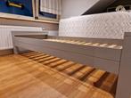 WOOOD bed Dennis grijs, Huis en Inrichting, Slaapkamer | Bedden, Ophalen, 90 cm, Eenpersoons, Zo goed als nieuw