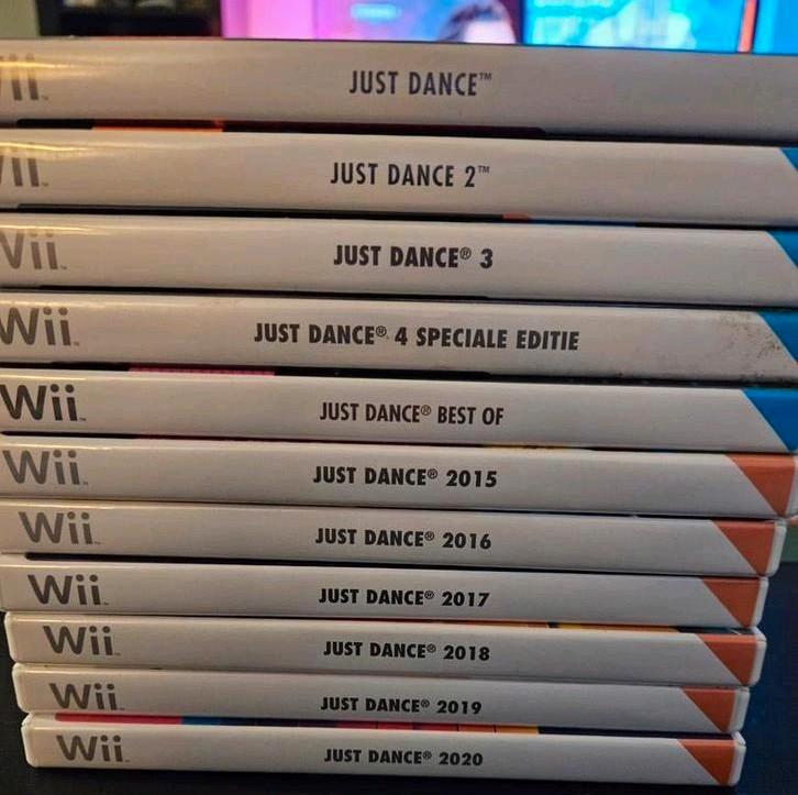 Complete Just Dance Collectie - Nintendo Wii, Spelcomputers en Games, Games | Overige, Zo goed als nieuw, Muziek, 3 spelers of meer