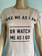 J372 Josh V T-shirt maat XS/S=34/36 top beige, Beige, Ophalen of Verzenden, Zo goed als nieuw, Korte mouw
