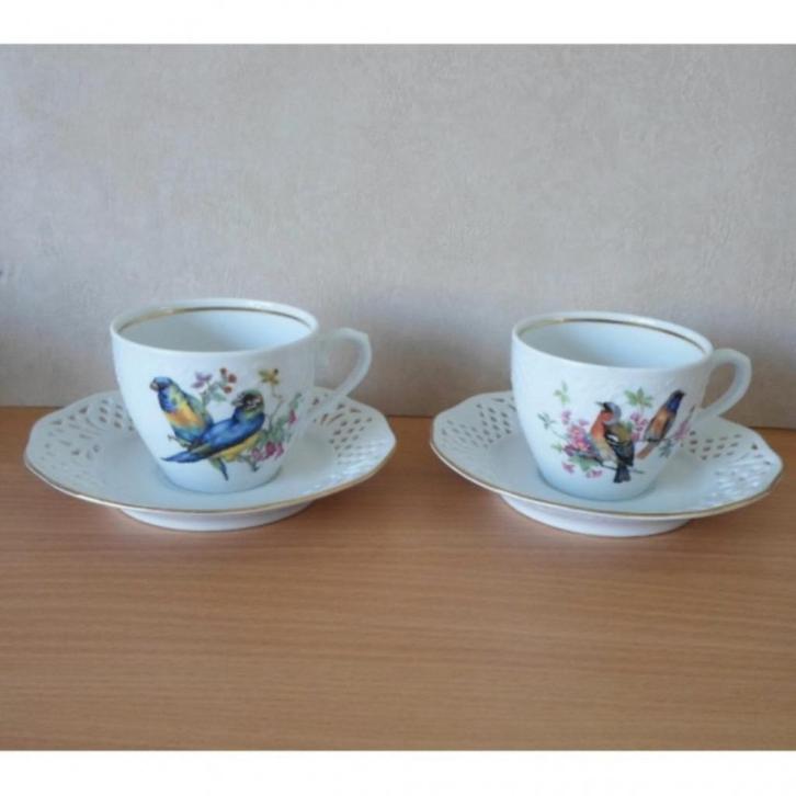 Arzberg Bavaria Schumann 2 oude kop en schotels, Antiek en Kunst, Antiek | Servies los, Ophalen of Verzenden