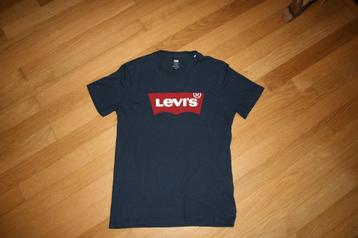 LEVI'S Donkerblauw t-shirt mt. S beschikbaar voor biedingen