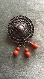 Broche, Sieraden, Tassen en Uiterlijk, Broches, Ophalen of Verzenden, Zo goed als nieuw, Zilver, Overige materialen