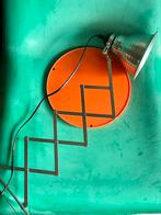 Retro harmonica schaarlamp chrome aluminium jaren 80, Ophalen of Verzenden, Gebruikt, Metaal, Space age