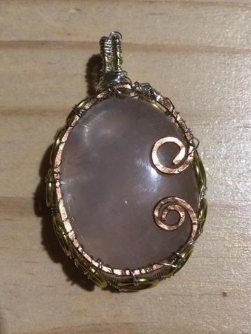 kettinghanger rose quartz beschikbaar voor biedingen