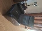 Relexstoel zwart leder, Huis en Inrichting, Fauteuils, Ophalen, Zo goed als nieuw, 50 tot 75 cm, Leer
