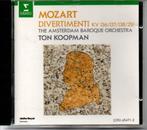 Mozart:  4 Divertimenti / Ton Koopman, Ophalen of Verzenden, Classicisme, Zo goed als nieuw, Orkest of Ballet