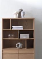 Eikenhouten Boekenkast Fonq Hedda, Ophalen, 100 tot 150 cm, Eikenhout, Nieuw