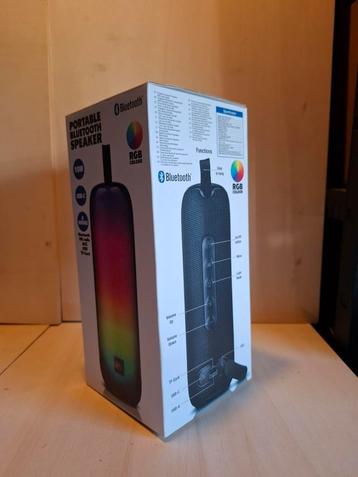 Wireless Bluetooth Portable Speaker 10 Watt Usb-c RGB beschikbaar voor biedingen