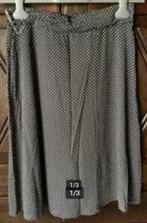 Zwart - witte rok, damesrok; Bonita; maat 36; lengte 61 cm, Zwart, Ophalen of Verzenden, Zo goed als nieuw, Maat 36 (S)