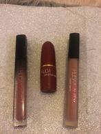 Huda beaty lipstick en lip gloss.        A1, Make-up, Ophalen of Verzenden, Zo goed als nieuw, Lippen