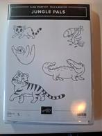 Stampin up stempelset en bijbehorende stansen: jungle pals, Ophalen of Verzenden, Zo goed als nieuw