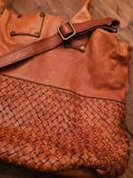 Vera Pelle gevlochten leer tas, Ophalen of Verzenden, Zo goed als nieuw