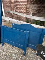 Leuk houten kinder bed, blauw, kinderkamer, brocante, Ophalen of Verzenden, Nieuw, Wanddecoratie