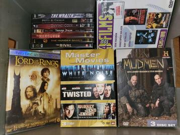 Dvd Collectie +- 50 Stuks beschikbaar voor biedingen