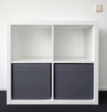 IKEA Kallax kast – wit, 4 vakken beschikbaar voor biedingen