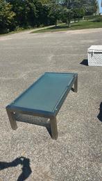 Glazen Salontafel, Ophalen, 100 tot 150 cm, 50 tot 100 cm, Zo goed als nieuw