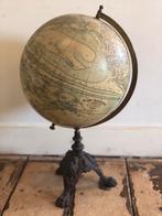 Antieke globe/ globe terreste/ wereldbol antiek, Antiek en Kunst, Antiek | Woonaccessoires, Ophalen of Verzenden