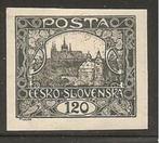 Tjechoslowakije  Yvert nr 21 (donker grijs), Postzegels en Munten, Postzegels | Europa | Overig, Overige landen, Verzenden