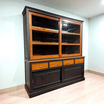 Buffetkast teakwood Black vintage grutterskast landelijk  beschikbaar voor biedingen