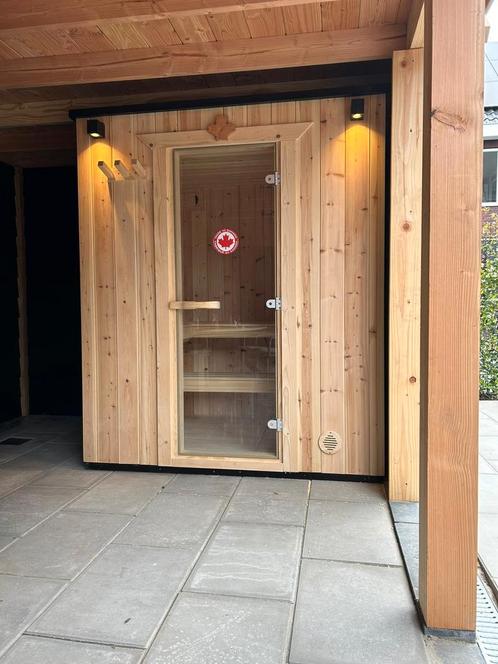 Thermohout sauna (evt. infraroodstralers), nieuw en op maat, Sport en Fitness, Sauna, Nieuw, Complete sauna, Fins of Traditioneel