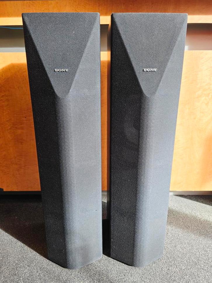 Sony SS-E471V – Stereo Luidsprekers - ACTIEPRIJS!, Audio, Tv en Foto, Luidsprekers, Gebruikt, Front, Rear of Stereo speakers, 60 tot 120 watt