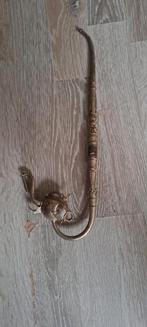 Antiek Aziatische zilveren heroïne pijp, Antiek en Kunst, Antiek | Bestek, Ophalen of Verzenden