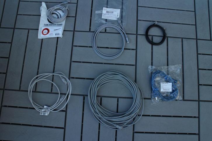 DIVERSEN NIEUWE INTERNET KABELS, Computers en Software, Pc- en Netwerkkabels, Nieuw, Ophalen of Verzenden