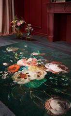 Vloerkleed met kleurrijke bloemen, Huis en Inrichting, Stoffering | Tapijten en Kleden, Blauw, 150 tot 200 cm, 200 cm of meer