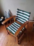 Vintage houten Reijne klapstoel tuinstoel jaren 50 60 (1), Antiek en Kunst, Ophalen