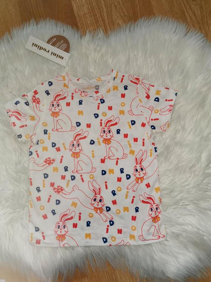 Mini Rodini Maat 92 98 Shirt Tshirt grappig! Unisex, Kinderen en Baby's, Kinderkleding | Maat 92, Nieuw, Jongen of Meisje, Ophalen of Verzenden