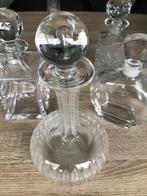 Mooie Glazen / kristal Karaffen, diverse modellen, Ophalen of Verzenden