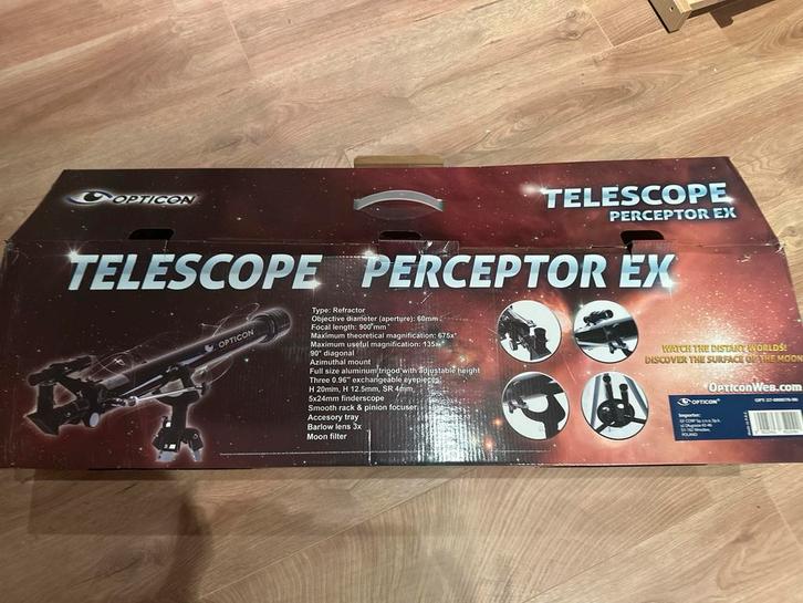 Opticon Perceptor EX Telescoop, Audio, Tv en Foto, Optische apparatuur | Telescopen, Zo goed als nieuw, Spiegeltelescoop (reflector)