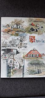 Originele aquarel plattelandsbeelden provincie Utrecht, Antiek en Kunst, Kunst | Tekeningen en Foto's, Ophalen of Verzenden