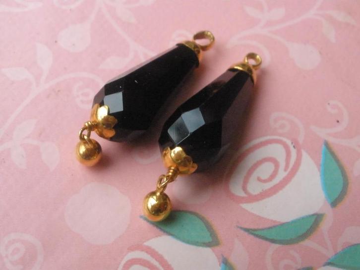 Zeeuwse Gouden Rouwklokken Walcheren 14k, Sieraden, Tassen en Uiterlijk, Antieke sieraden, Overige typen, Goud, Met edelsteen