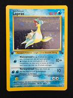 Lapras (First edition) 10/62 Fossil NL NM met dubbele Swirl, Ophalen of Verzenden