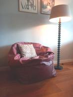 Laatste kans !  aubergine bordeaux zitzak van PU leder, Ophalen, Kunststof, Gebruikt, 75 tot 100 cm