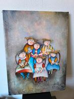 Decoratief canvas schilderij gesigneerd J. Roybal, Ophalen of Verzenden