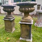 * grote Tuinpotten Franse Vaas Potten stenen Pot Bloempotten, Tuin en Terras, Ophalen, Zo goed als nieuw