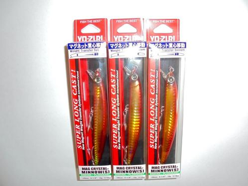 Yo-Zuri Magnet Crystal Minnow 10,5cm 12g Sinking Rapala., Watersport en Boten, Hengelsport | Roofvissen, Nieuw, Overige typen