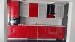 Complete keuken, Huis en Inrichting, Keuken | Complete keukens, Ophalen of Verzenden, Gebruikt, Rood