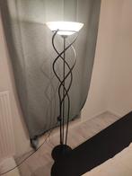 staande lamp met glazen kap, Huis en Inrichting, Lampen | Vloerlampen, Gebruikt, Ophalen of Verzenden, Glas, Modern