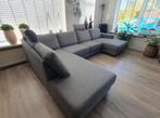 Grote hoekbank met slaapfunctie en opbergruimte, Huis en Inrichting, Banken | Bankstellen, Ophalen, Gebruikt, Hoekbank, 300 cm of meer