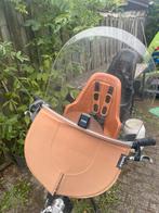 Bobike One Mini Fietsstoeltje Voor + windscherm, Ophalen, Bobike, Gebruikt, Voetsteuntjes