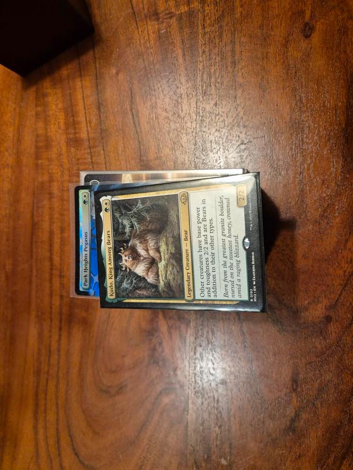 MTG Kudo Commander Deck - Groen/Wit, Hobby en Vrije tijd, Verzamelkaartspellen | Magic the Gathering, Zo goed als nieuw, Speeldeck