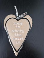 Riverdale hanger hart - Home is where the heart is, nieuw, Huis en Inrichting, Woonaccessoires | Overige, Nieuw, Ophalen of Verzenden