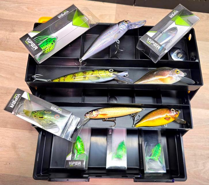 VISKOFFER 11x Kunstaas : Dam / Hester / Behr / ODS / VIPER e, Watersport en Boten, Hengelsport | Roofvissen, Zo goed als nieuw