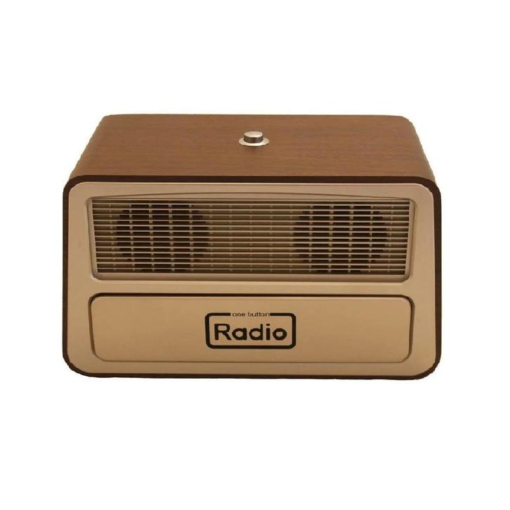 Retro radio met ÉÉN bedieningsknop, Dementie, Audio, Tv en Foto, Radio's, Nieuw, Radio, Ophalen of Verzenden