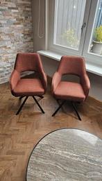 2 Draaibare Eetkamerstoelen - Zo Goed Als Nieuw!, Huis en Inrichting, Stoelen, Ophalen, Twee, Bruin, Zo goed als nieuw